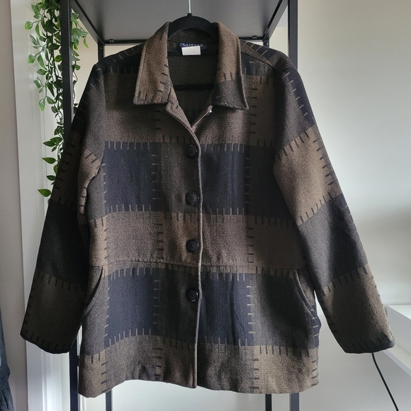 Vintage Sweaters - Vintage | Patchwork Cardigan